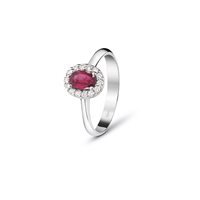 Anello Bliss Donna in Oro bianco Rubino 0.57 Ct 20095816 - 20095816